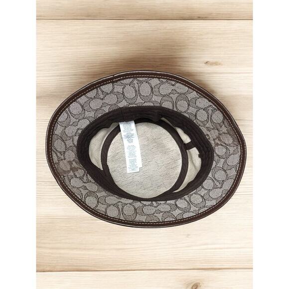 NWOT Coach C4043 Signature Jacquard Bucket Hat Size O/S - Picture 5 of 7